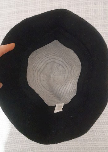 Gri Yün Kadın Bere Kürk Detaylı - Görsel 4