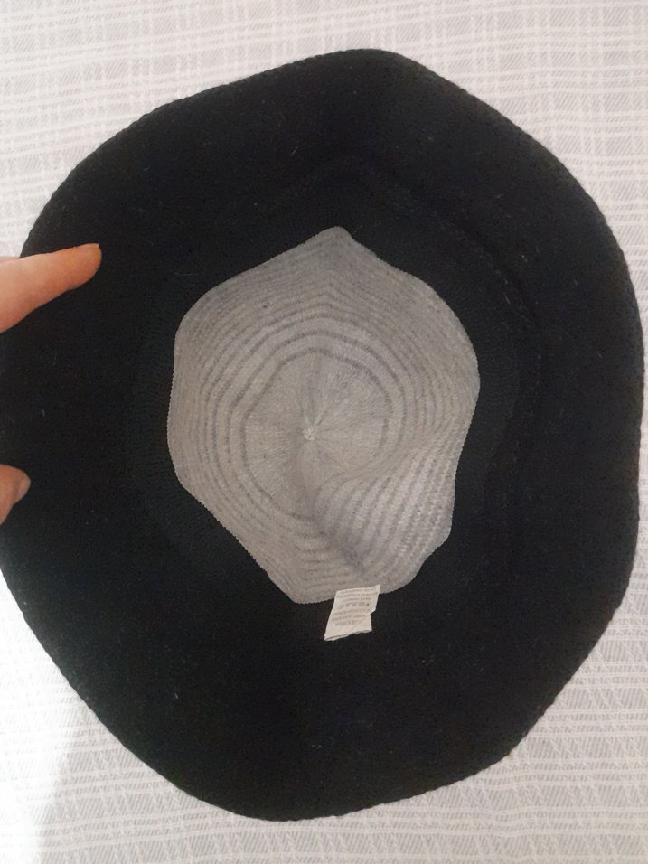 Gri Yün Kadın Bere Kürk Detaylı - Görsel 4