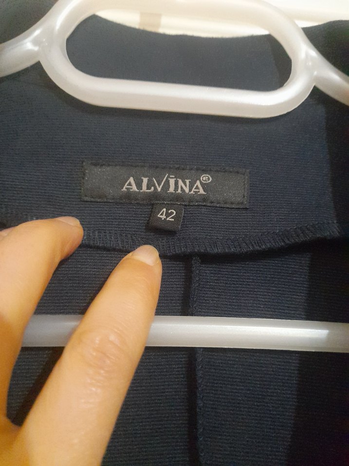 Lacivert Mini Kadın Blazer Ceket - Görsel 3