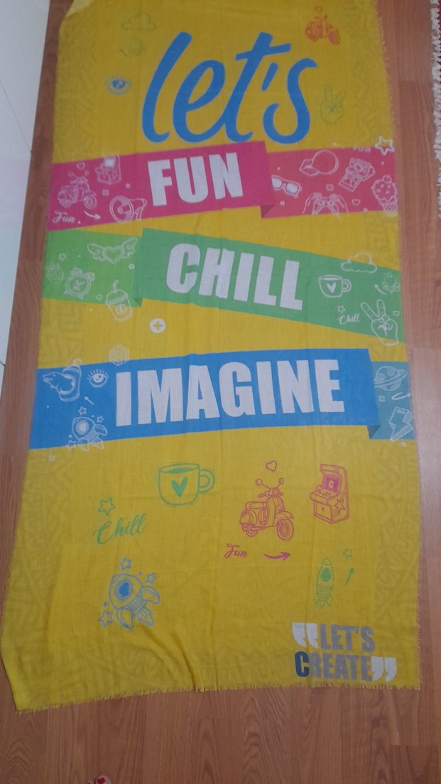 Renkli Batik Desenli Uzun Pareo - Görsel 2