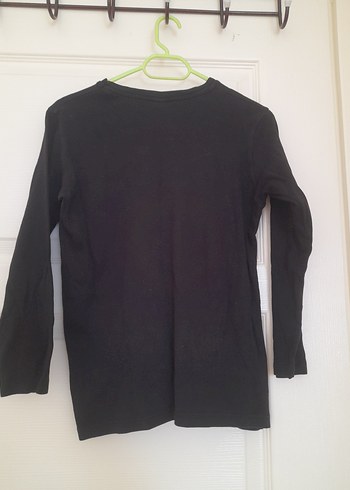 Siyah Batman Baskılı Erkek Çocuk Uzun Kollu Tişört - Görsel 5