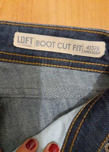27 Beden lacivert Renk Loft boot cut fit model Jean 