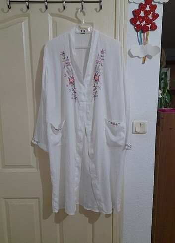 Saten İpek Sabahlık Kimono