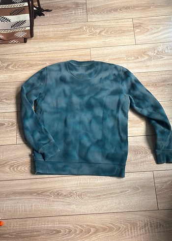 Erkek Mavi Batik Sweatshirt - Görsel 3