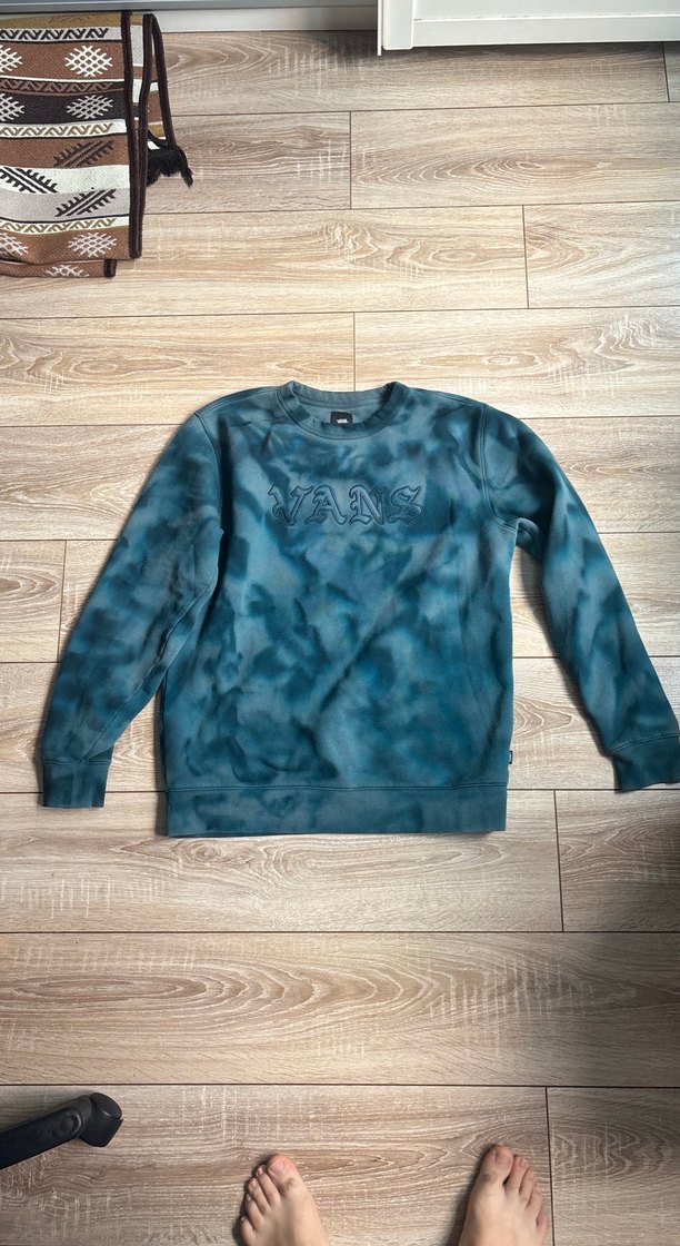 Erkek Mavi Batik Sweatshirt - Görsel 2