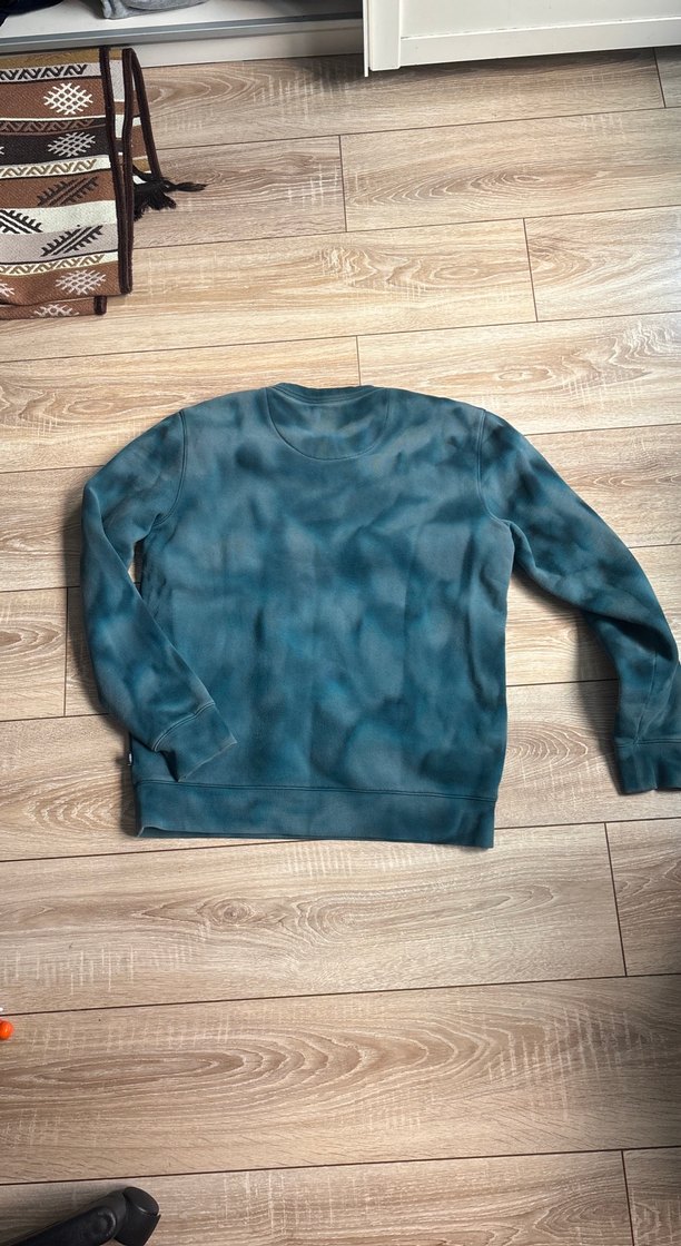 Erkek Mavi Batik Sweatshirt - Görsel 3