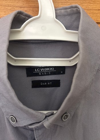 Gri Keten Erkek Gömlek, Uzun Kollu, Regular Fit - Görsel 3