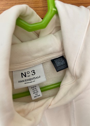 Unisex Beyaz Kapüşonlu Rahat Sweatshirt - Görsel 5