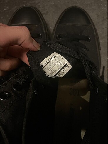 41 Beden siyah Renk Siyah Converse