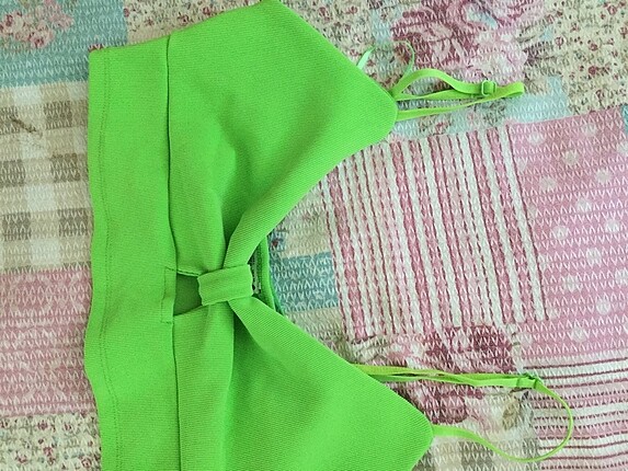 Zara Mini yeşil crop