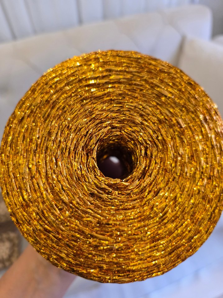 turuncu metalik ip - Görsel 5