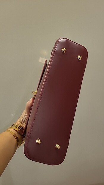 Beden bordo Renk Bordo kol çantası