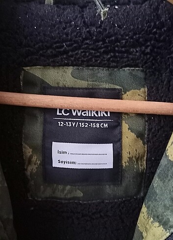 12-13 Yaş Beden yeşil Renk Erkek çocuk kalın LCW marka mont