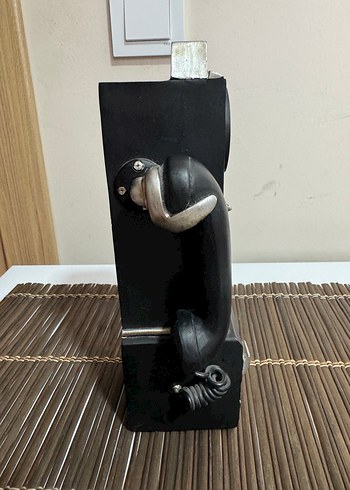 Beden Siyah Retro Telefon Dekoratif Model