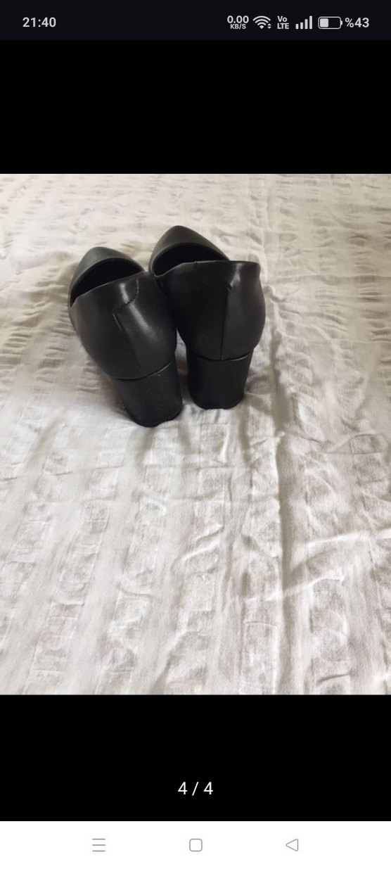 flo Siyah Kadın  Topuklu Ayakkabı - Görsel 4