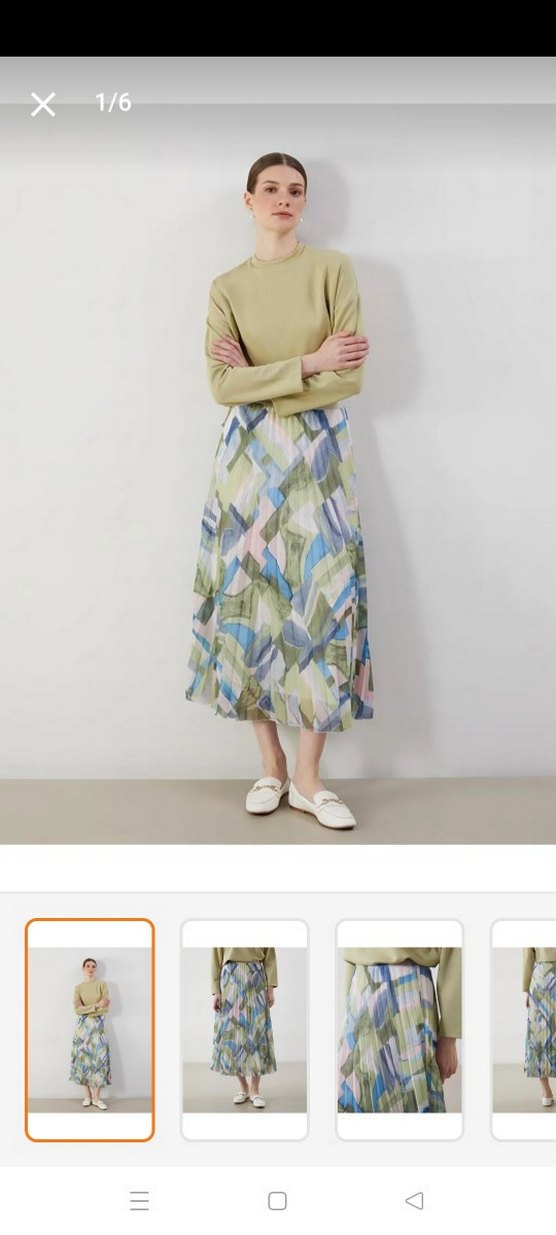 fıyat sorun öne çıksın dıye 
LCW şifon etek - Görsel 2