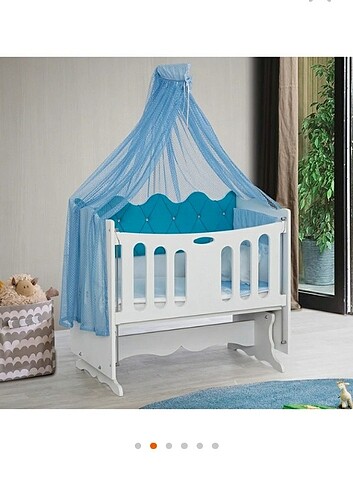 BURSA İÇİ kapitone besik 60CM 120CM cibinlikle - Görsel 7