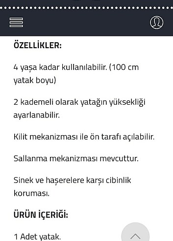 BURSA İÇİ kapitone besik 60CM 120CM cibinlikle - Görsel 9