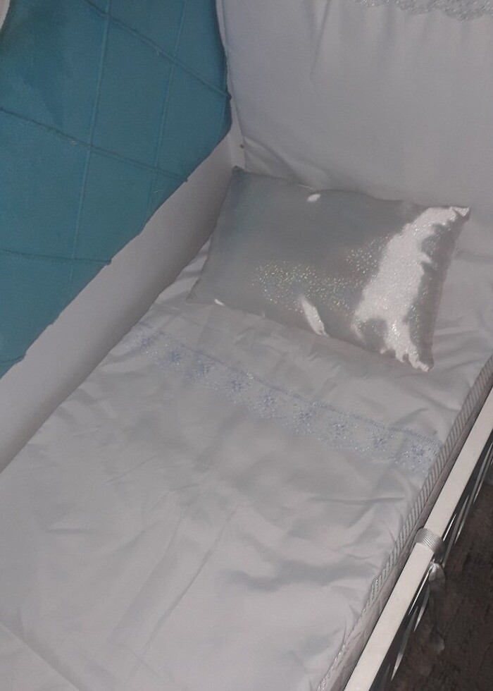 BURSA İÇİ kapitone besik 60CM 120CM cibinlikle - Görsel 5