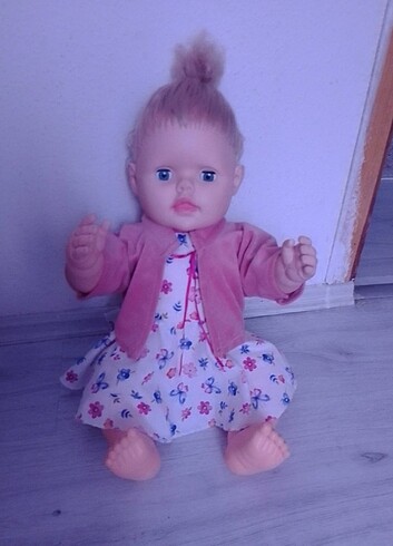 Konuşan pilli bebek 50cm  - Görsel 2