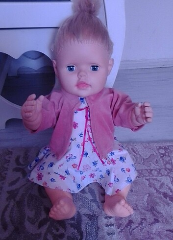 Konuşan pilli bebek 50cm  - Görsel 8