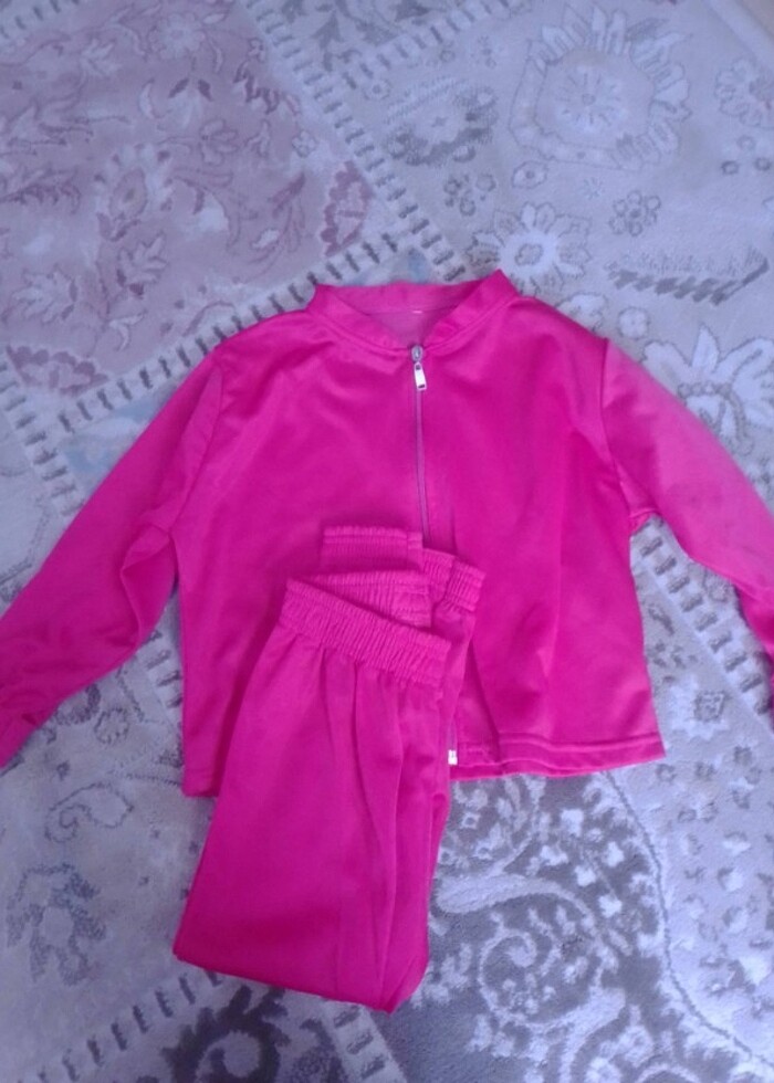 Kız çocuk lastikli pantolon - Görsel 3