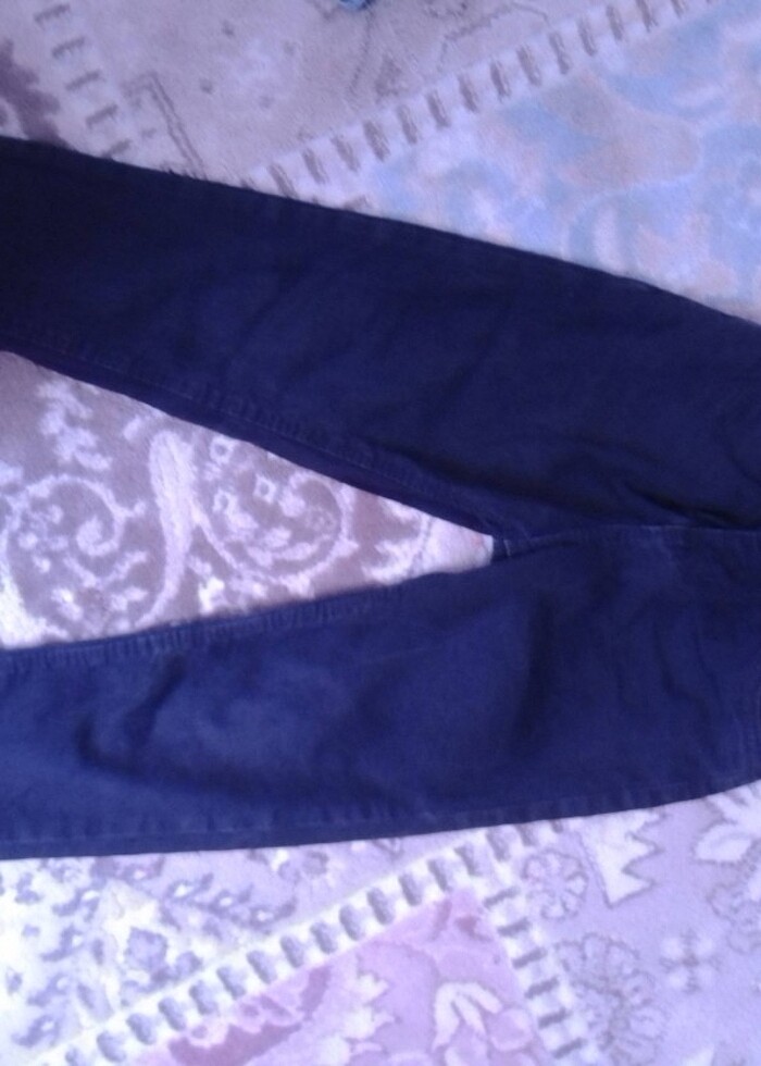 Kız çocuk lastikli pantolon - Görsel 2