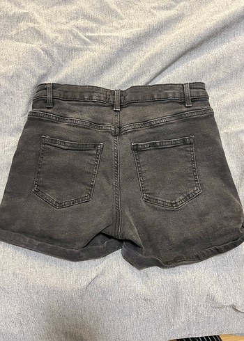 Defacto Gri Mini Denim Kadın Şort