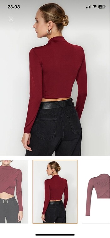 Trendyol & Milla Crop bluz