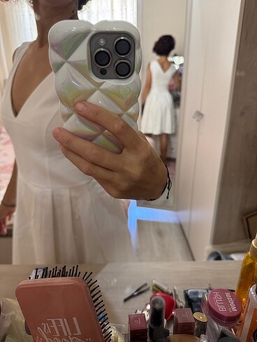 Beyaz bayan elbise - Görsel 18