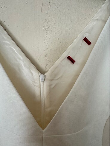 Beyaz bayan elbise - Görsel 9