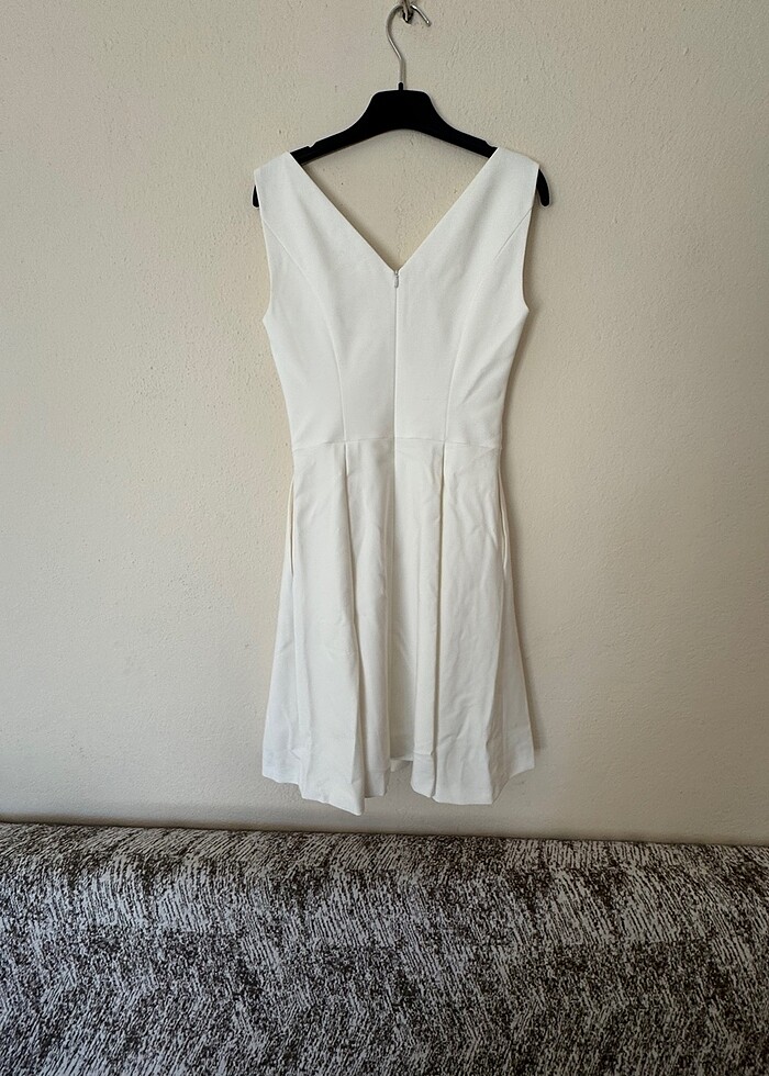 Beyaz bayan elbise - Görsel 3