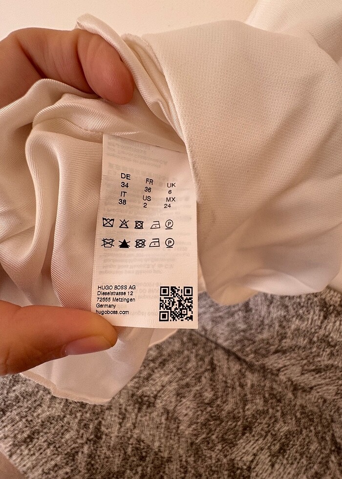 Beyaz bayan elbise - Görsel 4