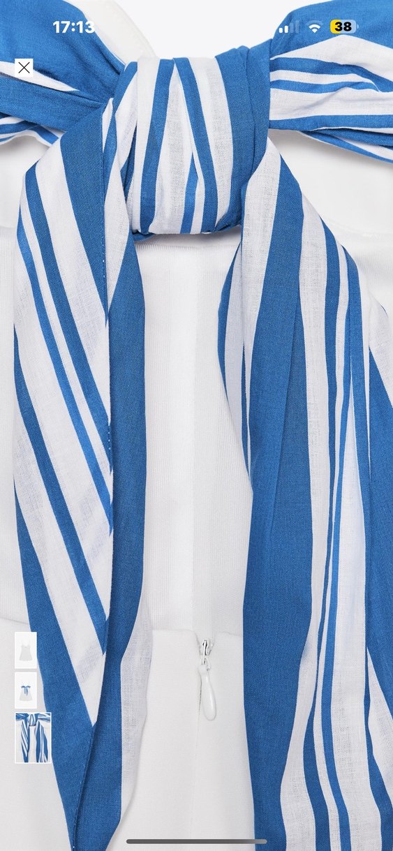 Zara Etiketli Beyaz Mini V Yaka Kolsuz Tulum - Görsel 3