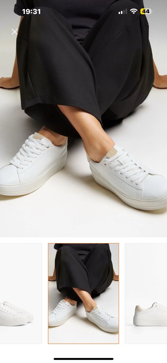 Bershka Etiketli Platform Spor Ayakkabı - Görsel 5