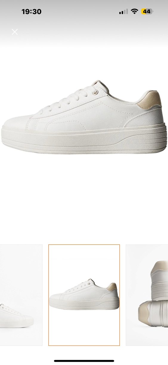 Bershka Etiketli Platform Spor Ayakkabı - Görsel 2