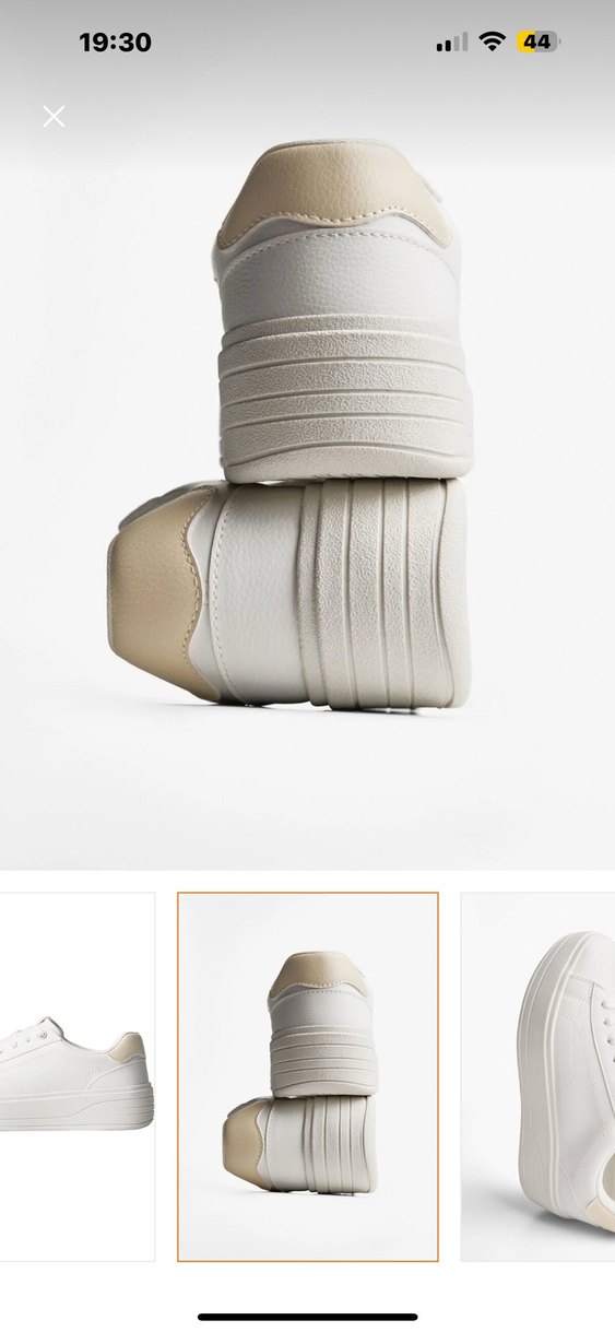 Bershka Etiketli Platform Spor Ayakkabı - Görsel 3