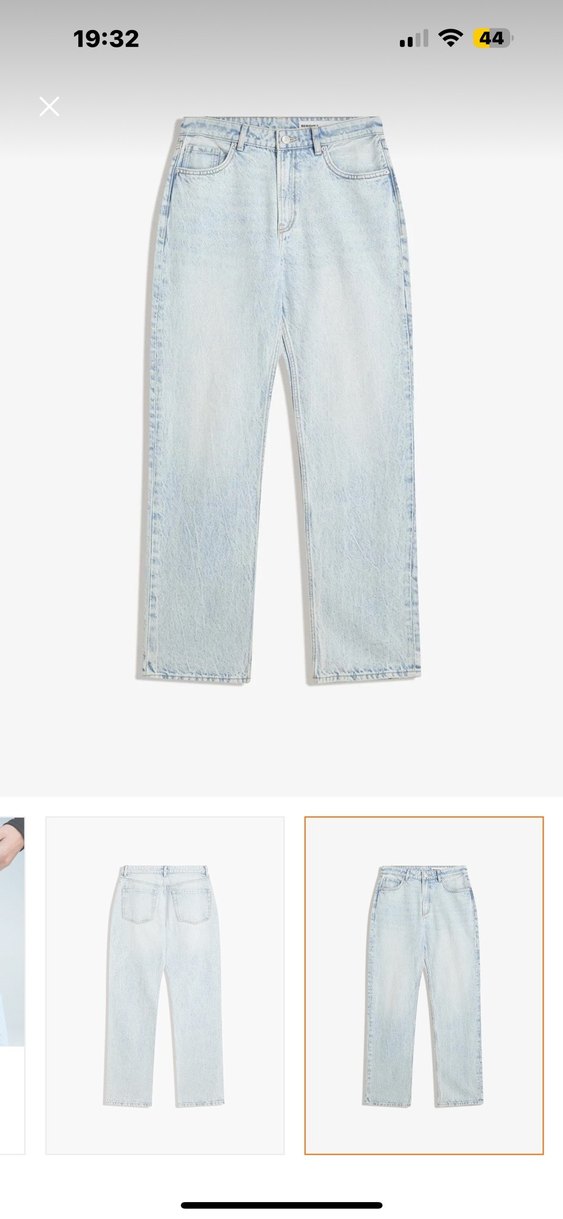 Bershka Etiketli Straight Fit Denim Jean - Görsel 4