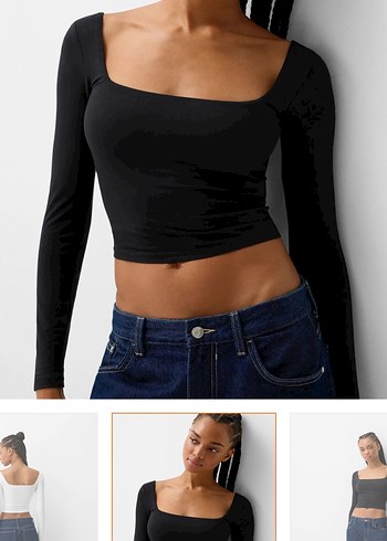 Bershka Etiketli 2Li Üst - Görsel 2