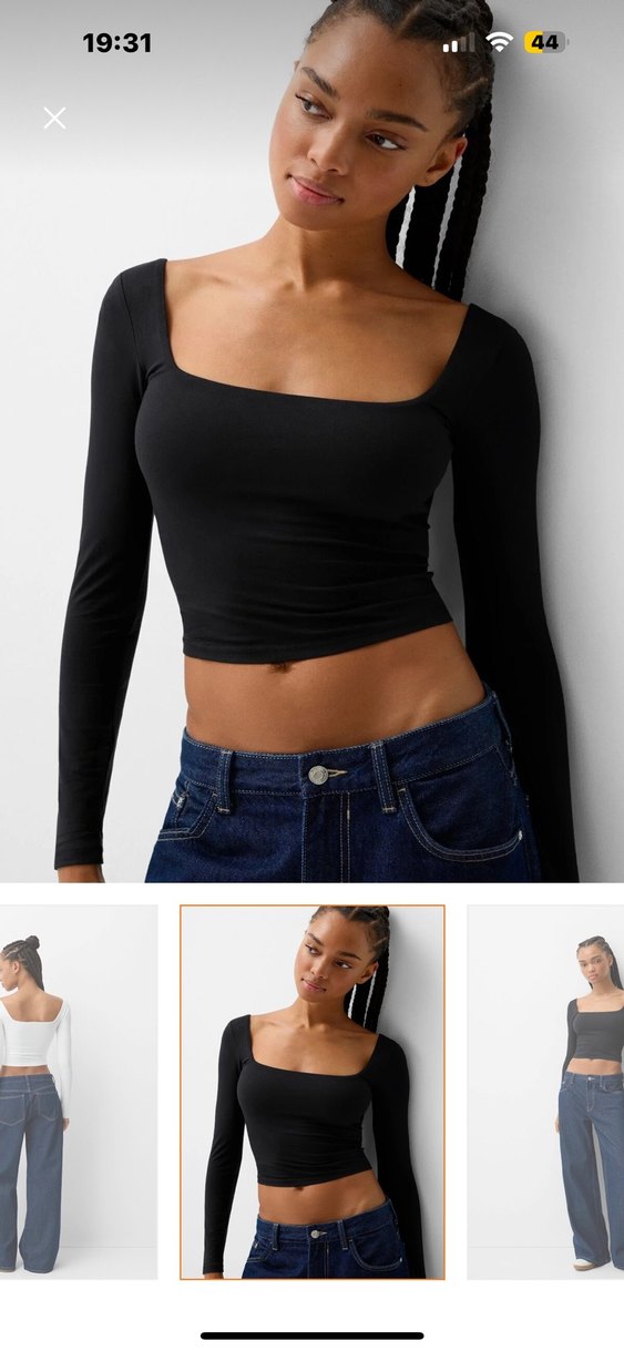 Bershka Etiketli 2Li Üst - Görsel 2