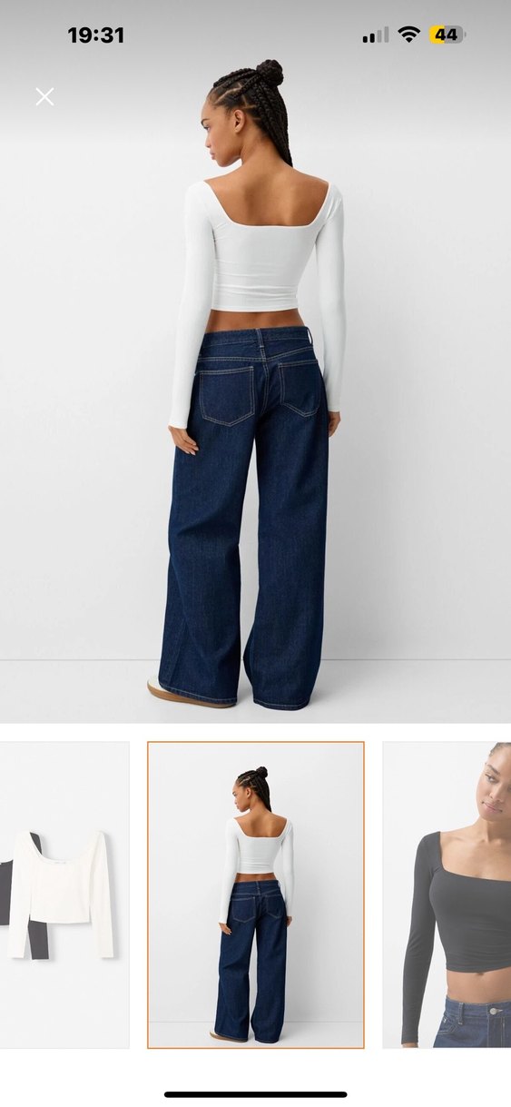 Bershka Etiketli 2Li Üst - Görsel 4