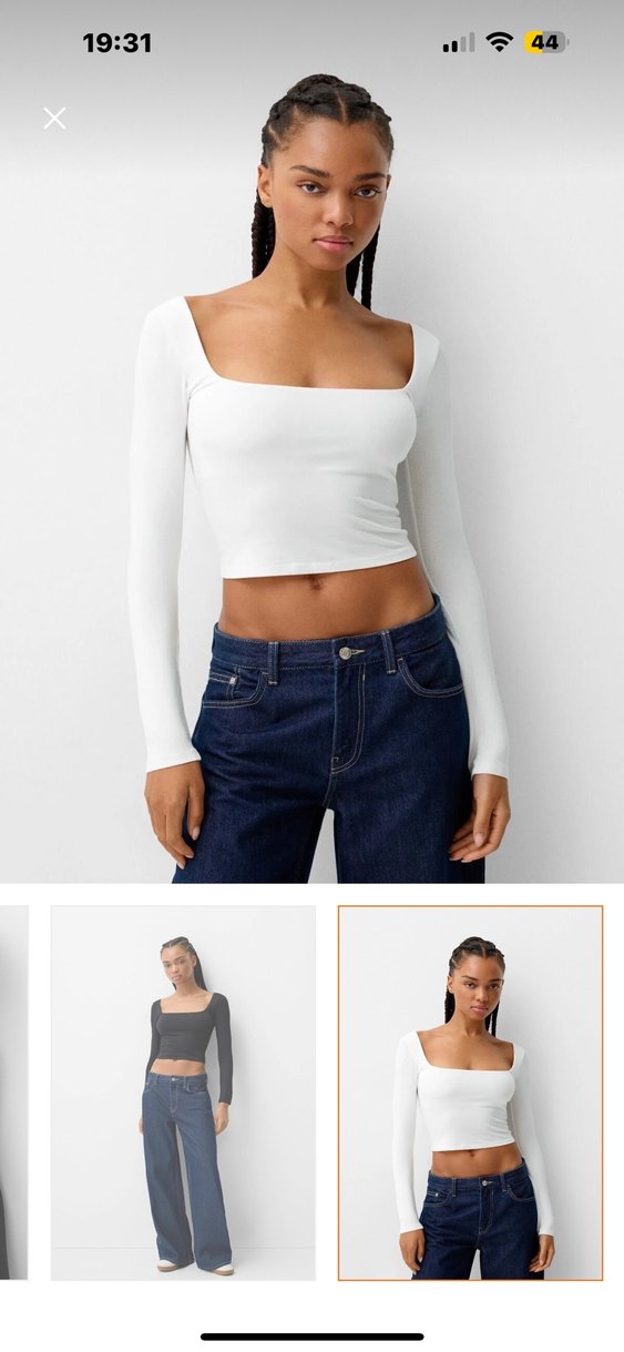 Bershka Etiketli 2Li Üst - Görsel 3