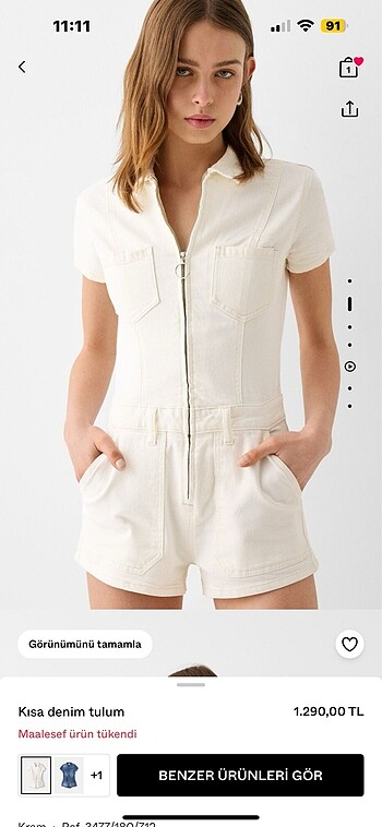Bershka Etiketli Tulum