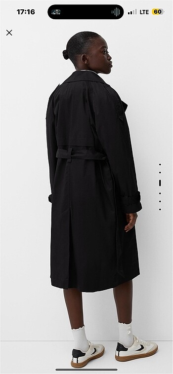 Bershka ETİKETLİ BERSHKA TRENÇKOT
