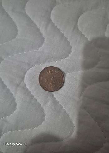 Parlak Kahverengi 5 Cent Hediyelik