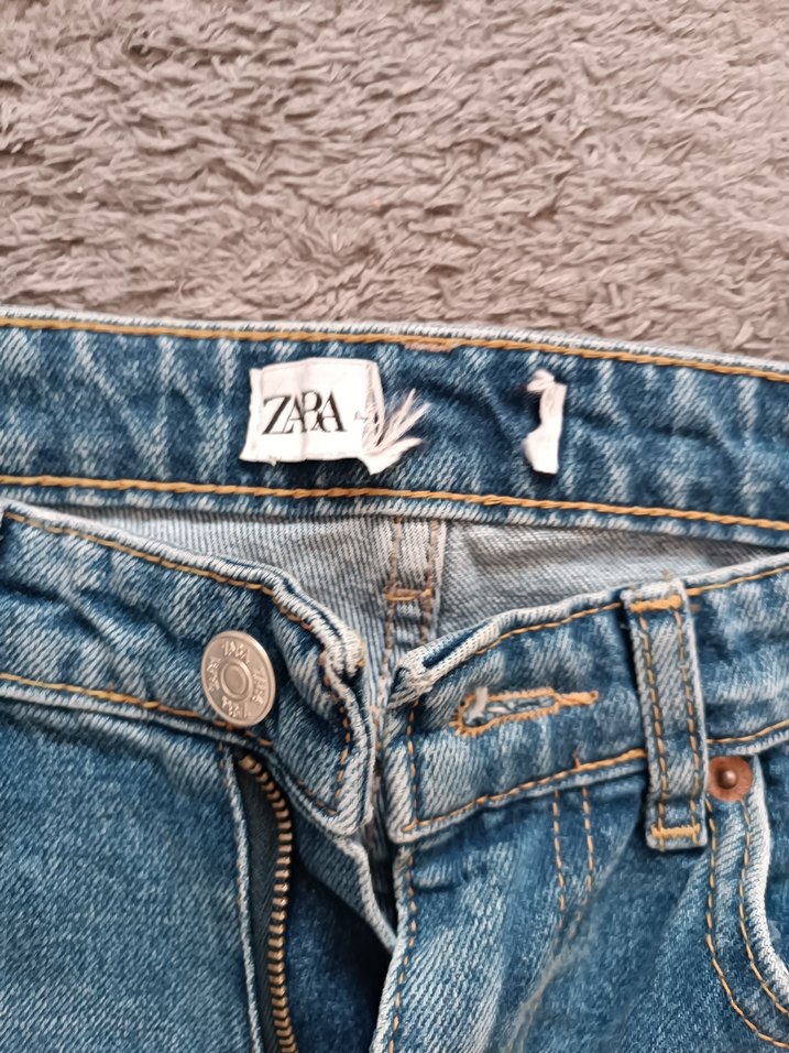 Gri Tie-Dye Normcore Kadın Denim Pantolon - Görsel 3