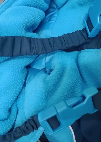 Mavi Kemerli Erkek Çocuk Kışlık Tulum - Görsel 6