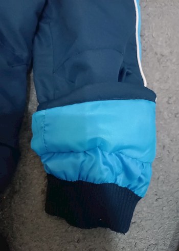 Mavi Kemerli Erkek Çocuk Kışlık Tulum - Görsel 5