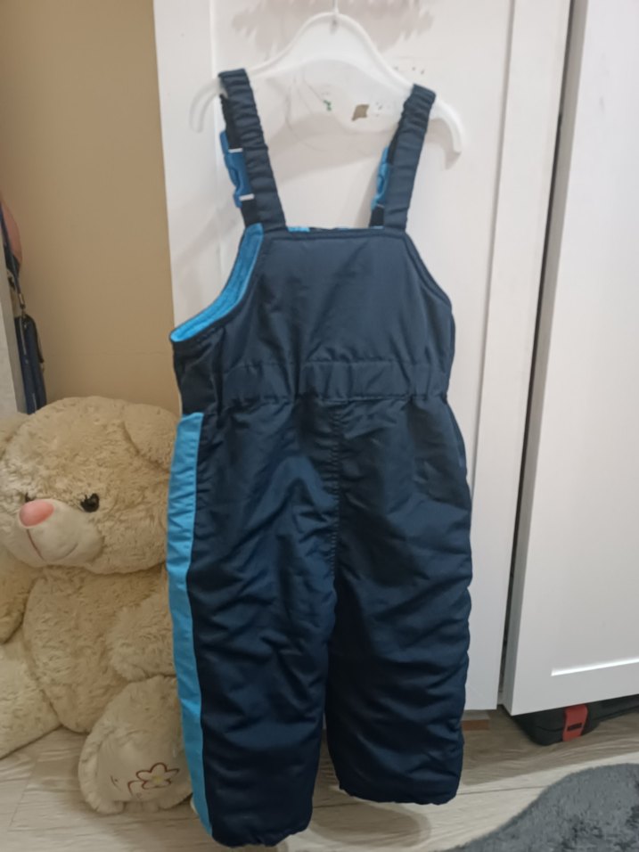 Mavi Kemerli Erkek Çocuk Kışlık Tulum - Görsel 3