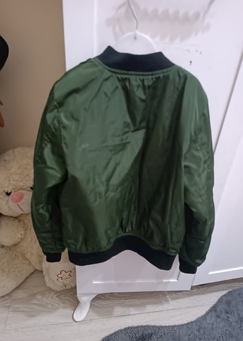 Erkek Çocuk Haki Fermuarlı Ceket - Görsel 2